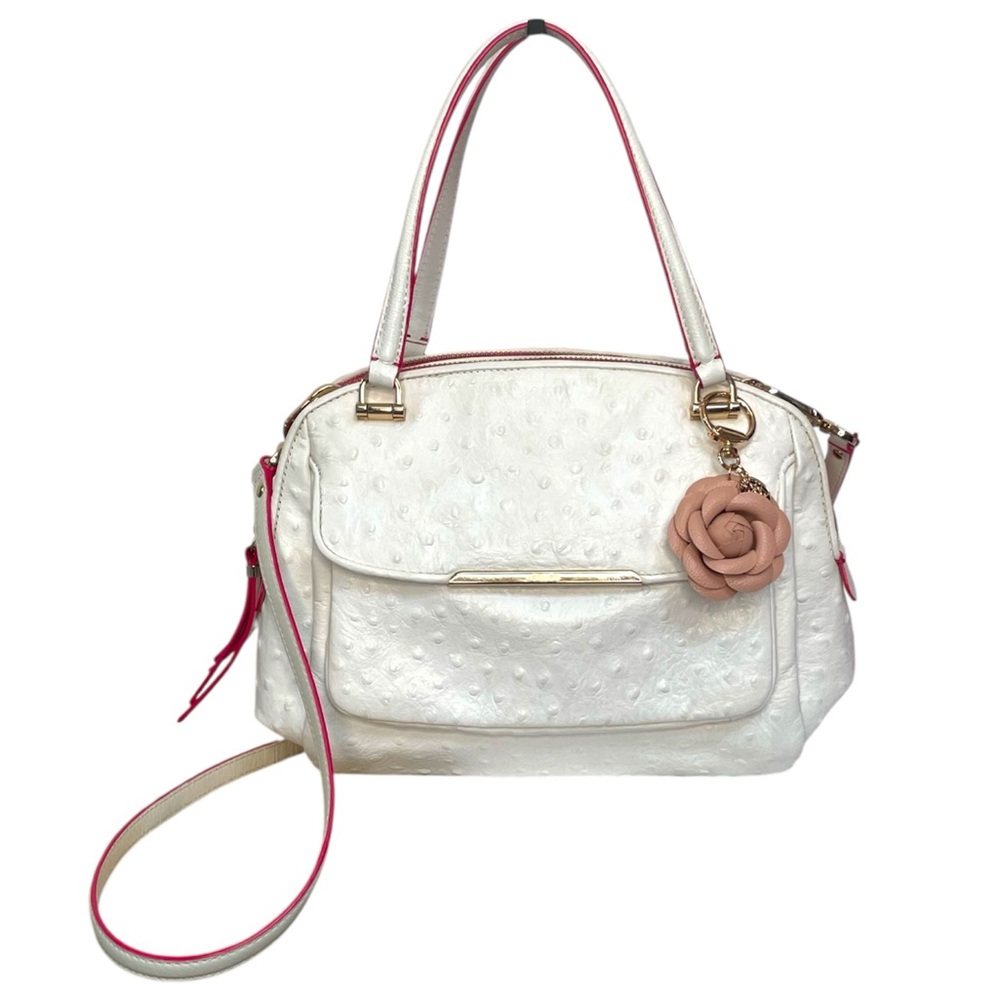 Coach Madison Ostrich Embossed 2-Way Bag & Dustbag